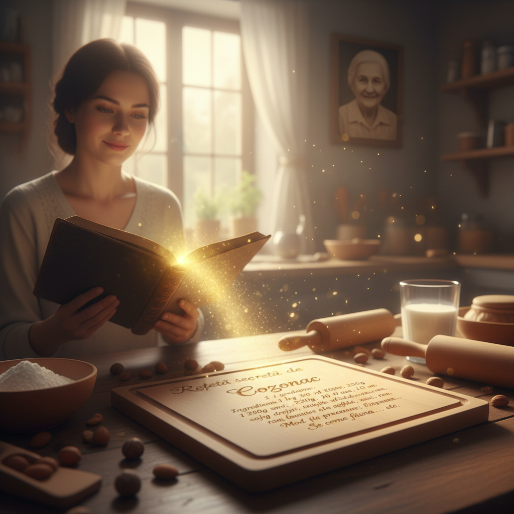 Tocător de Lemn Personalizat – Rețeta Secretă a Bunicii (Gravură Laser)