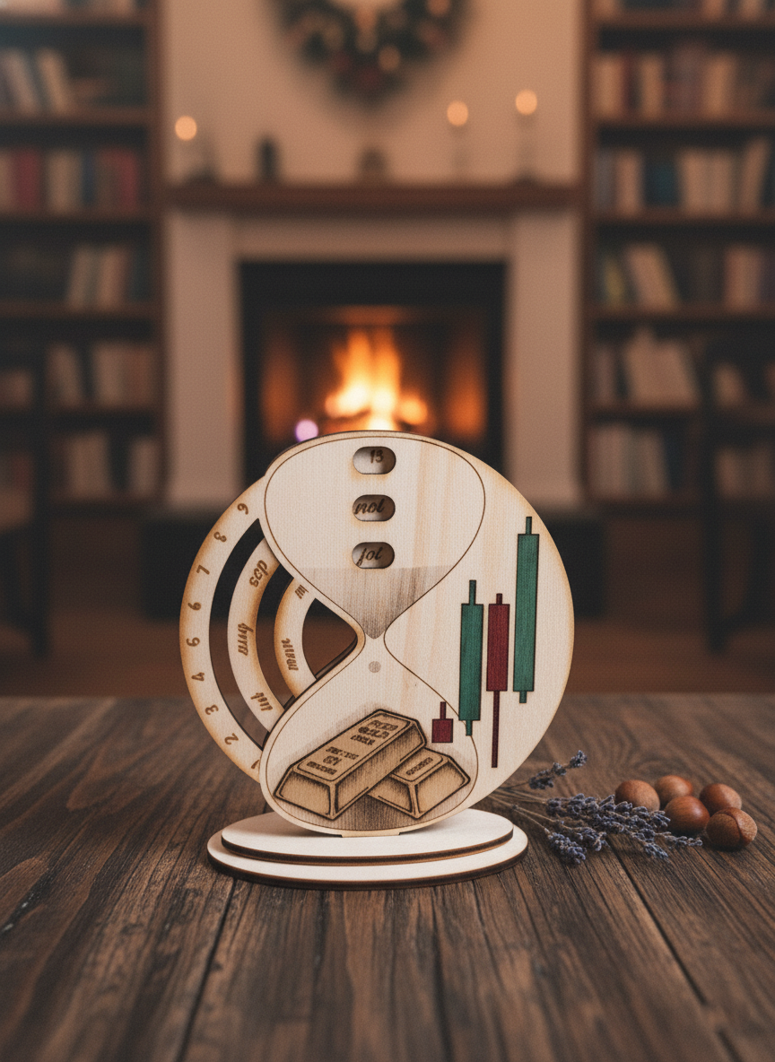 Calendar Perpetuu din Lemn – "Timpul Tău, Povestea Ta"