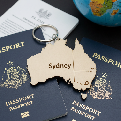 Breloc de Lemn Personalizat – Păstrează Amintirile Aproape (Gravură Laser)